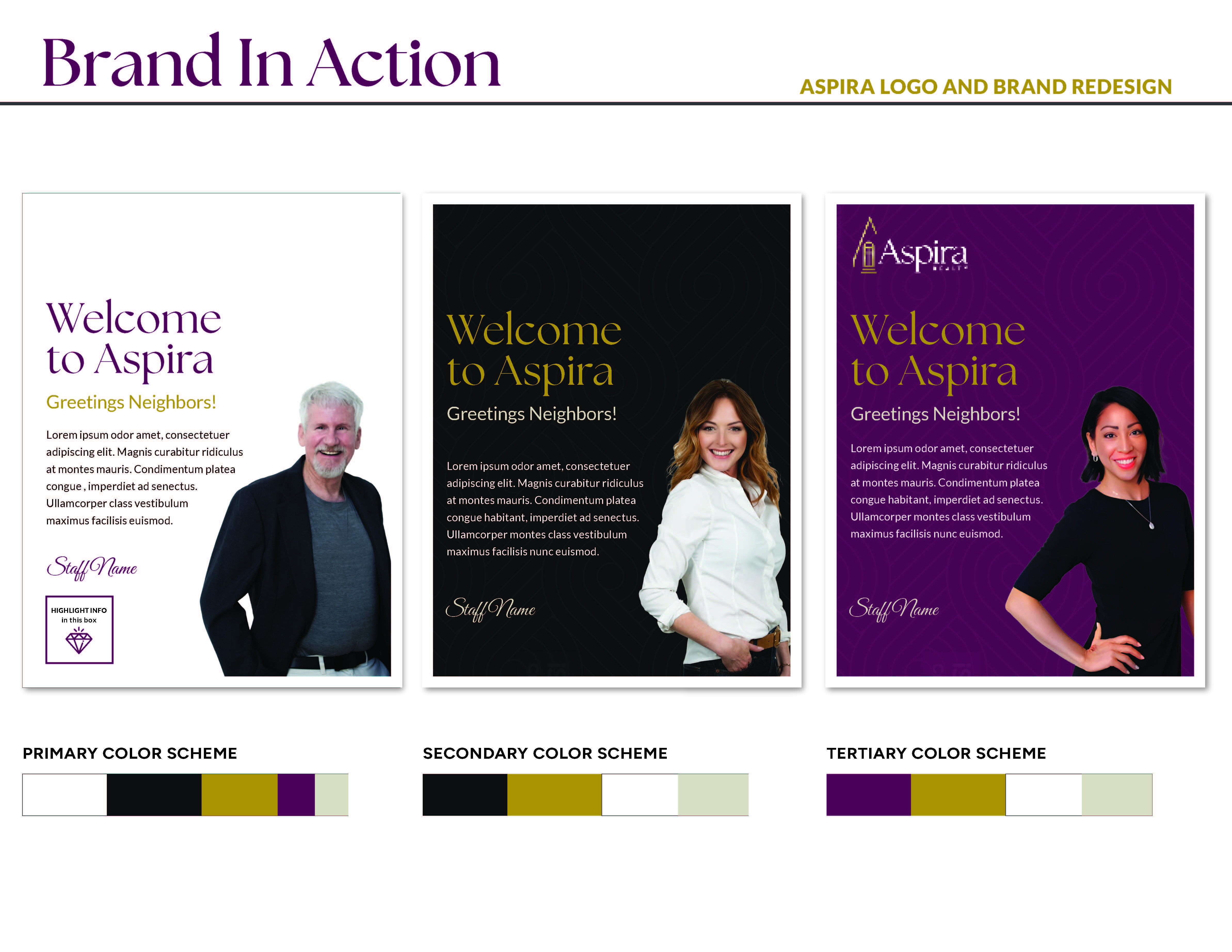 Brand assets in action